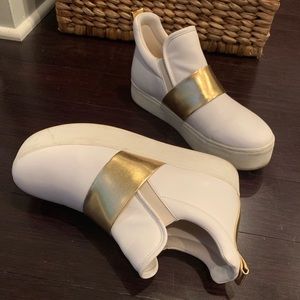 White Platform Sneaker
